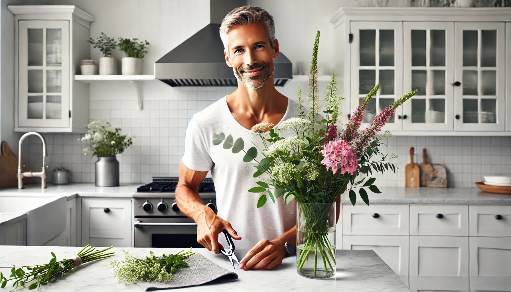 Casey Bates in a beautiful Batesmont kitchen